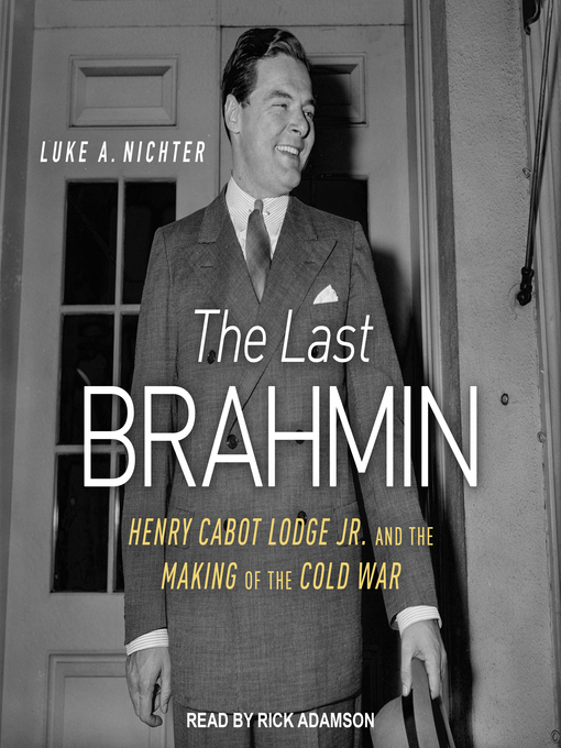 Title details for The Last Brahmin by Luke A. Nichter - Wait list